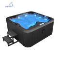 Customize big size garden luxury relax hot tub spa bath 5 person outdoor whirlpool hot tub at cheap price